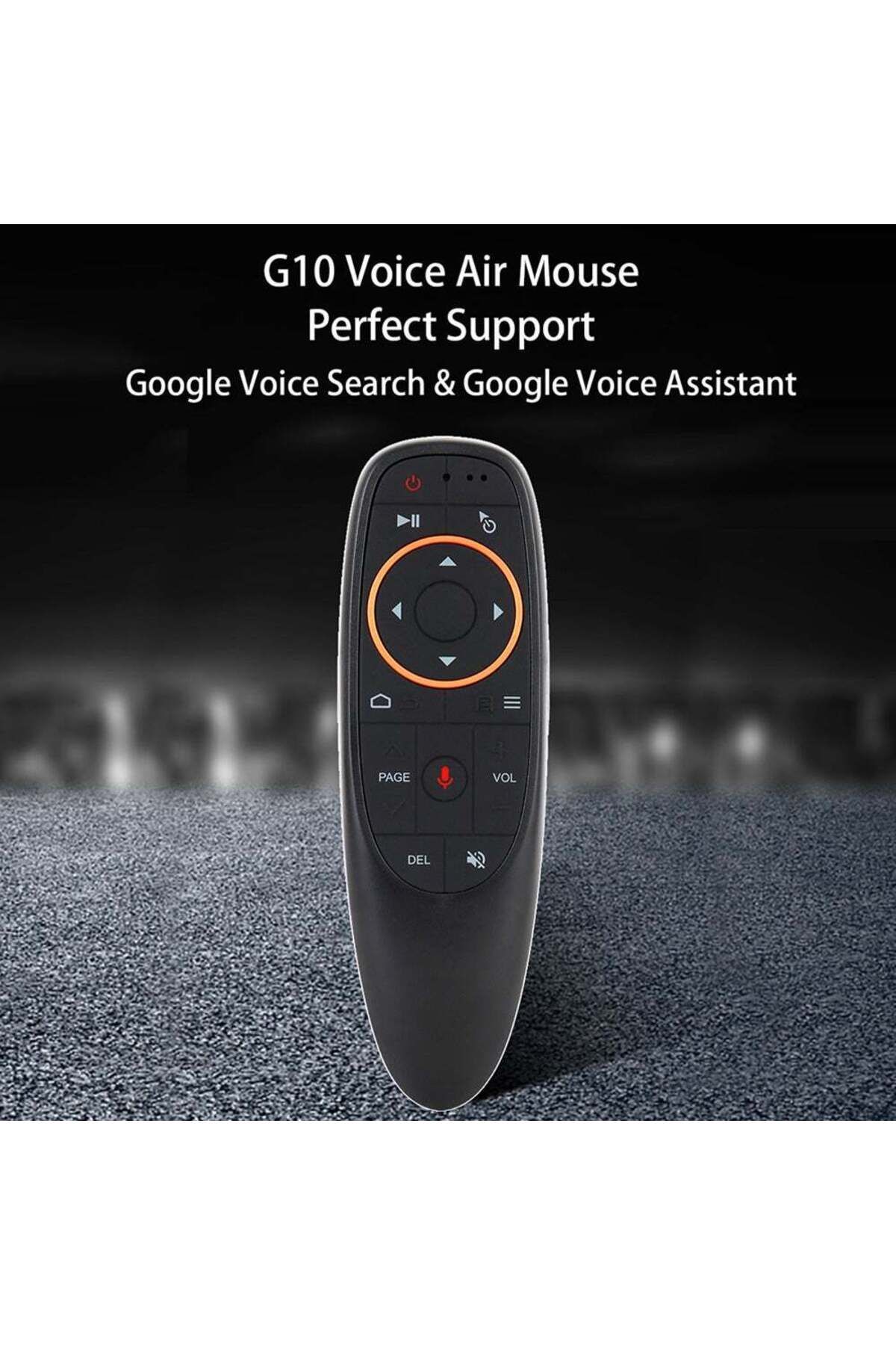 erorex-Wireless Voice Control Handheld Remote Control For PC/Android-Samrt TV/Laptop/Notebook Black 6