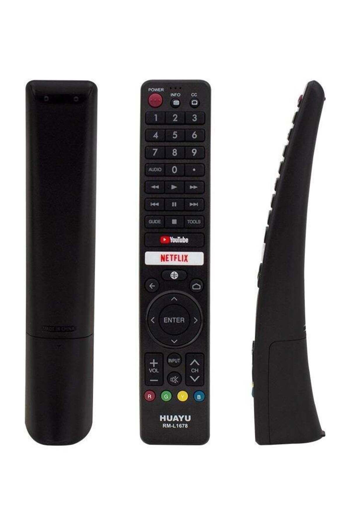 erorex-Replacement Remote Control Fit for Sharp AQUOS Smart TV with YouTube Netflix 1