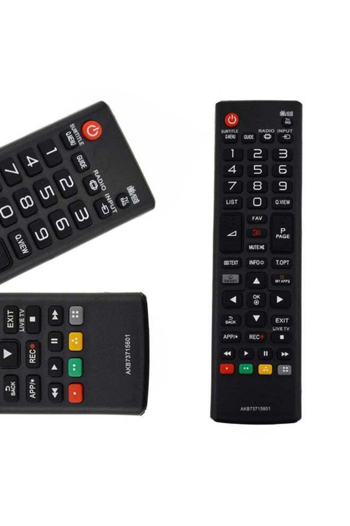 erorex-جهاز تحكم عن بعد لاسلكي بديل للتلفزيون الذكي LG HD LED باللون الأسود 4