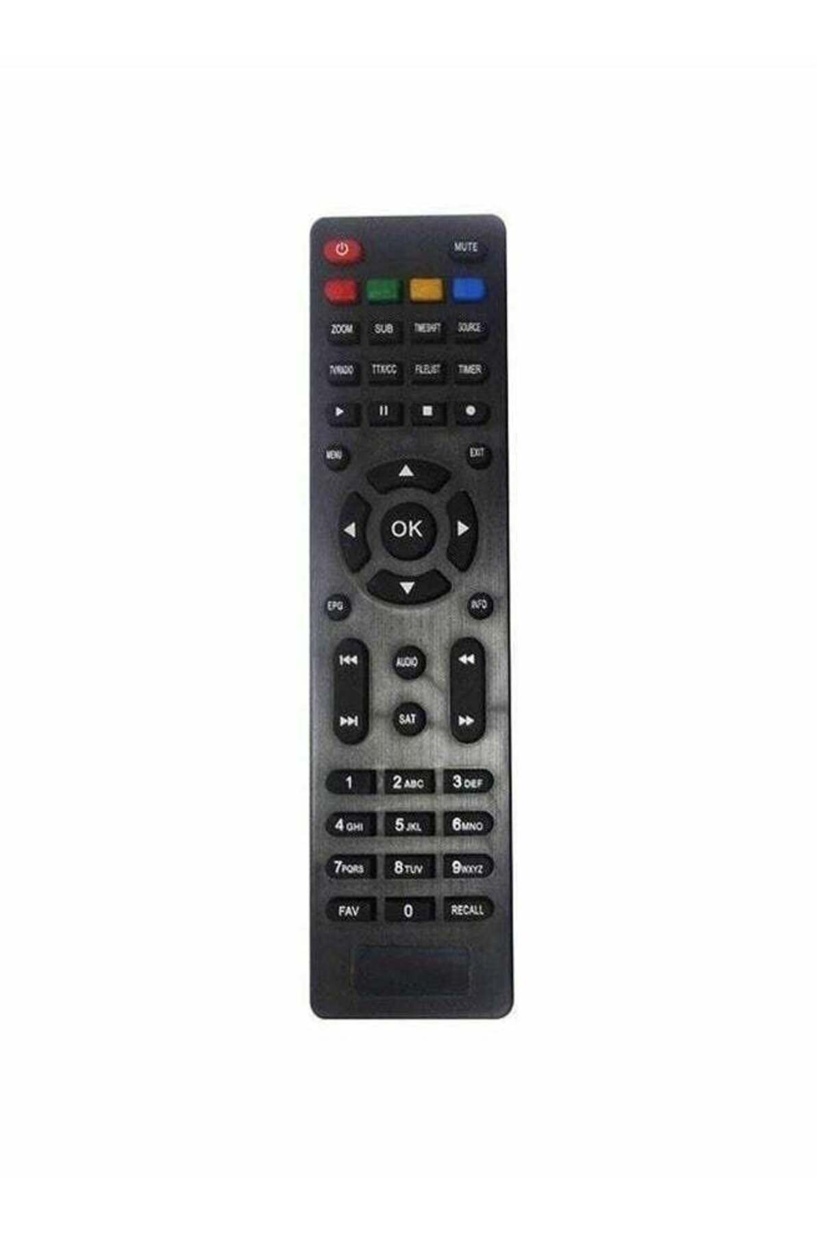 erorex-Remote Control For Astra 7000T1 Hd Receiver Black 1
