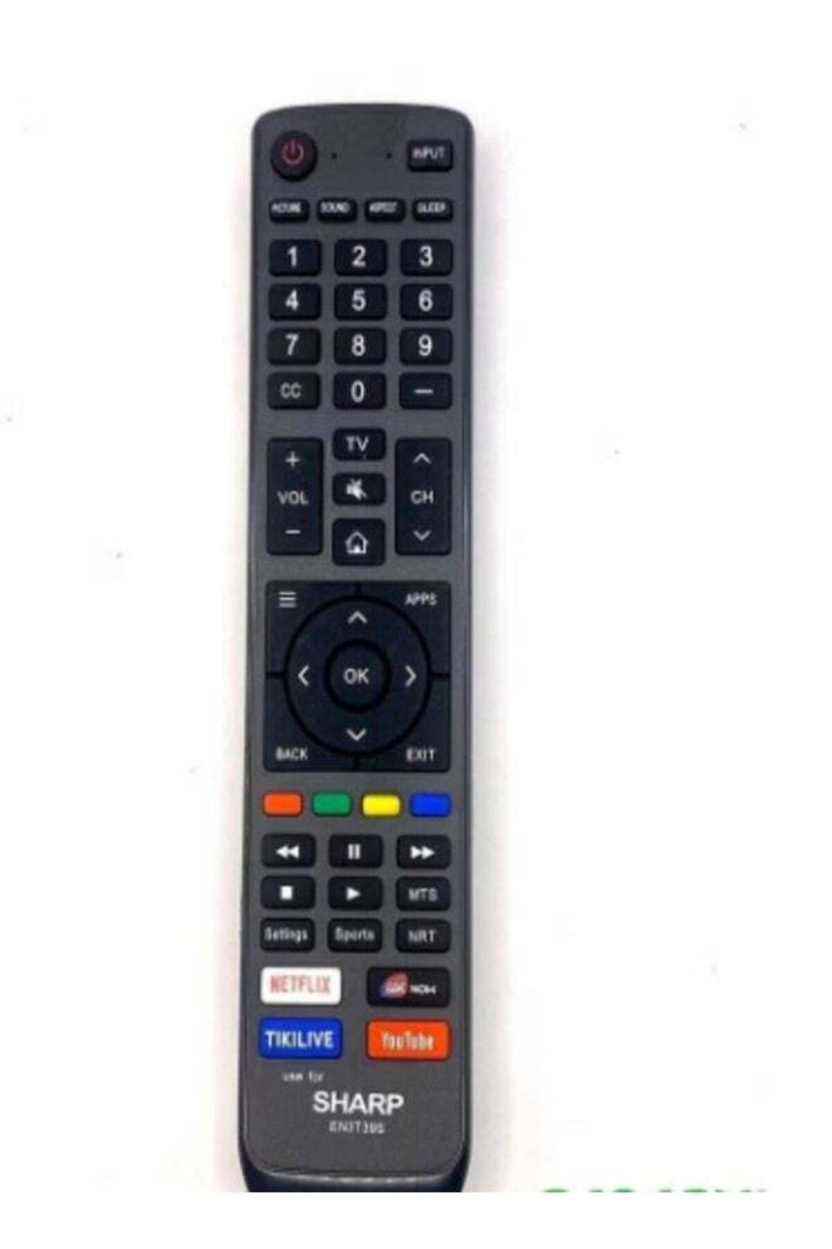 erorex-Remote Controller for Sharp Smart TV 4K UHD Original And Genuine Sharp EN3R39S 1