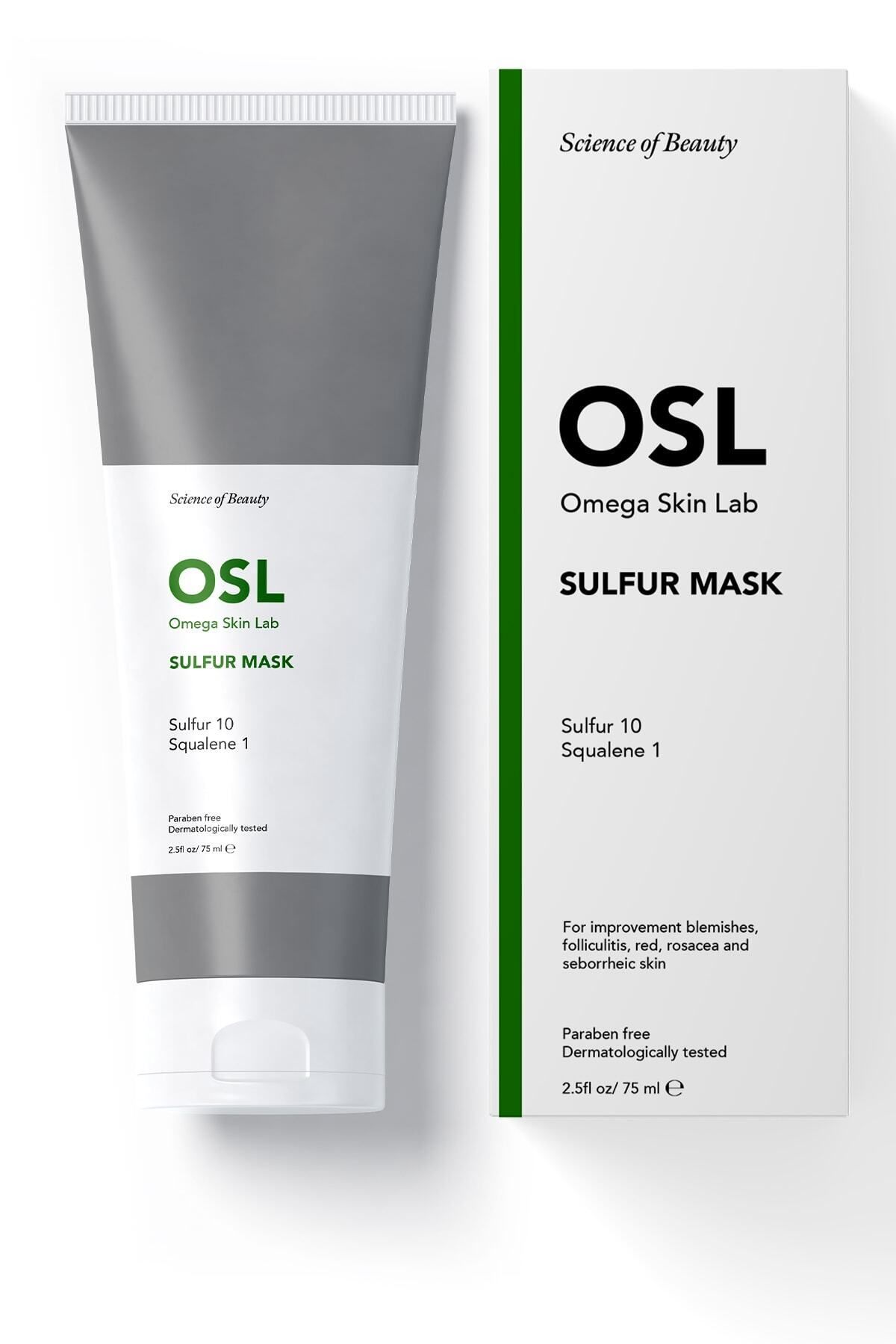 OSL Omega Skin Lab-Schwefelmaske 75 ml (SCHAFTMASKE) 3