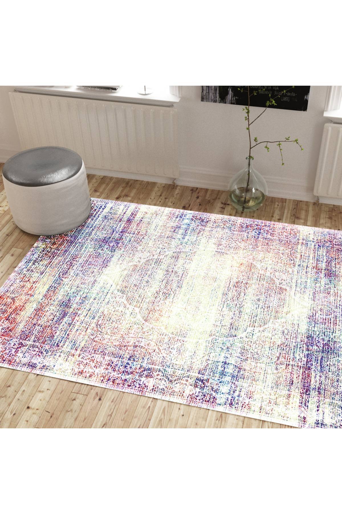 Homelux-Ryno rug, rectangular, 230x290 cm, abstract, multicolor, polyester 2