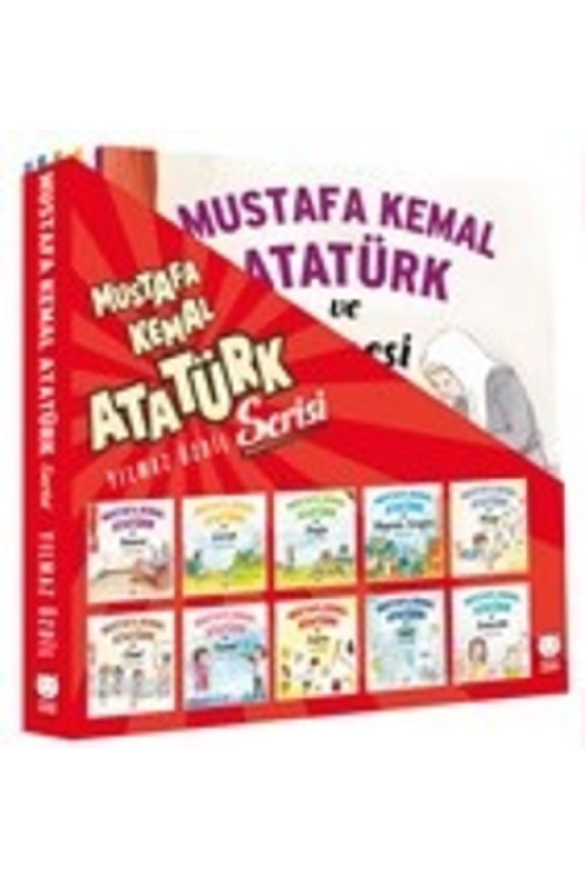 Kırmızı Kedi Çocuk Mustafa Kemal Atatürk Serisi (10 Kitap Takım)