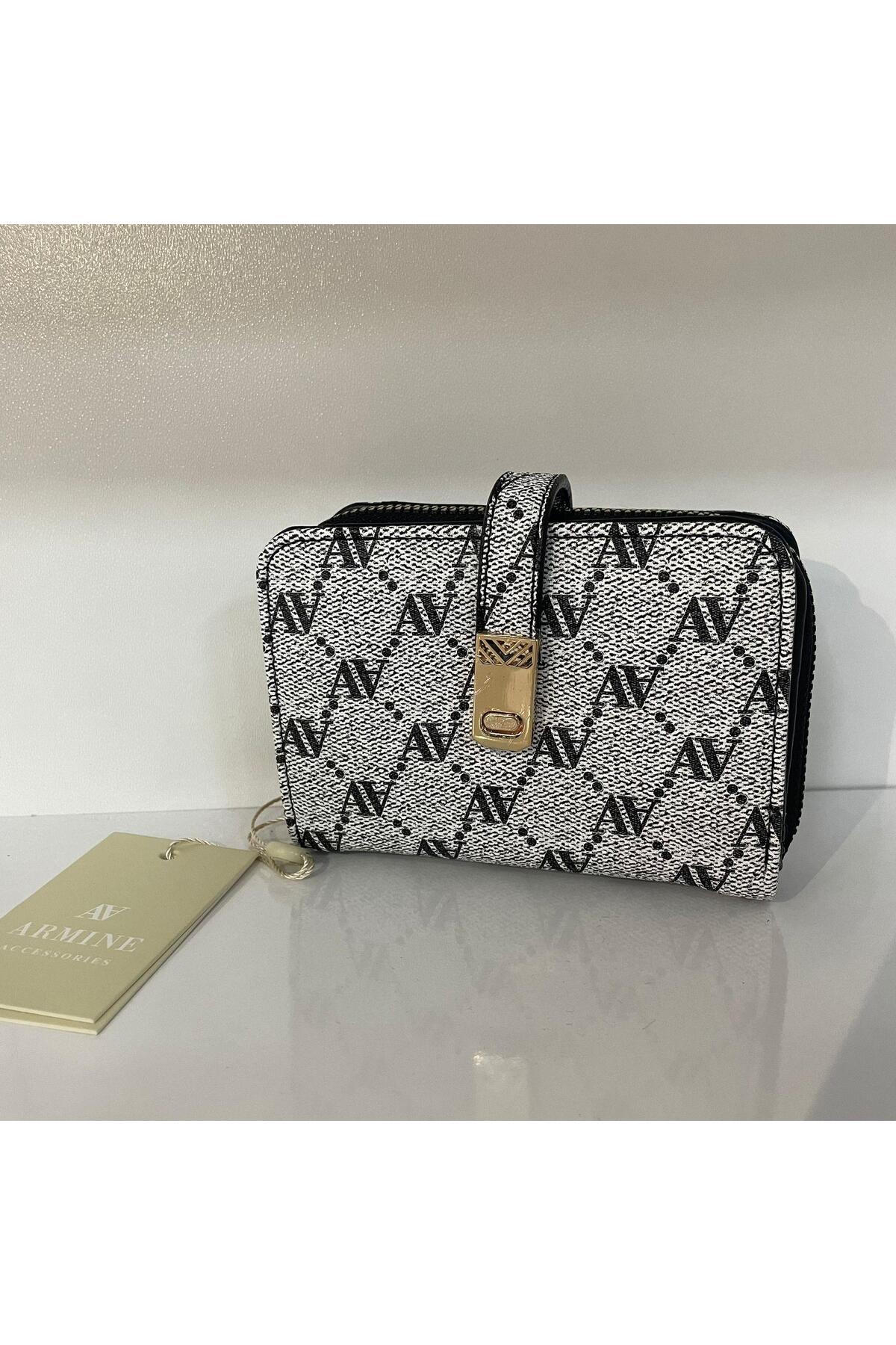 کیف پول خاکستری خالدار Arc0104 Armine