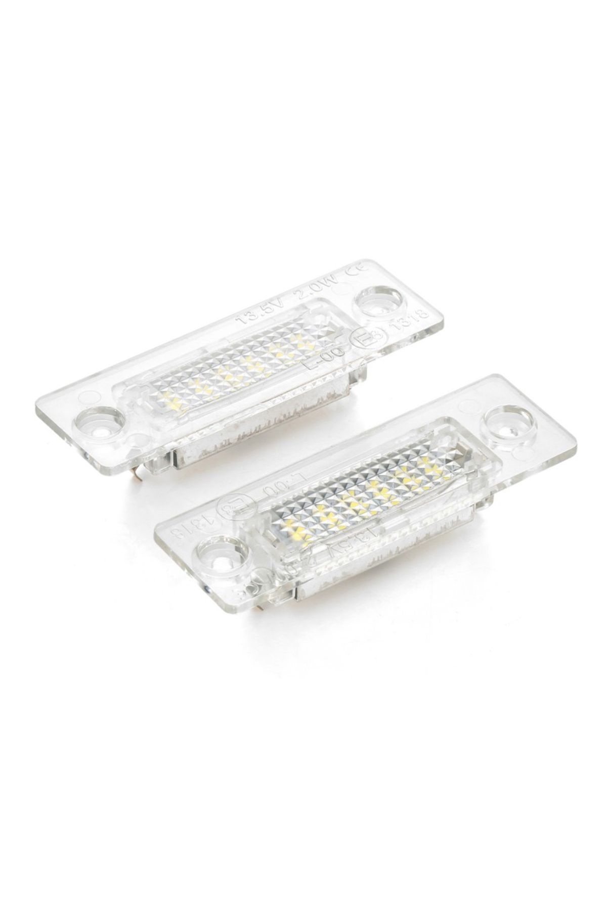 Choice-WHITE 2pcs LED License Number Plate Light For VW Passat B5.5 B6 Transporter T5 Jetta Mk5 Touran MK1 3