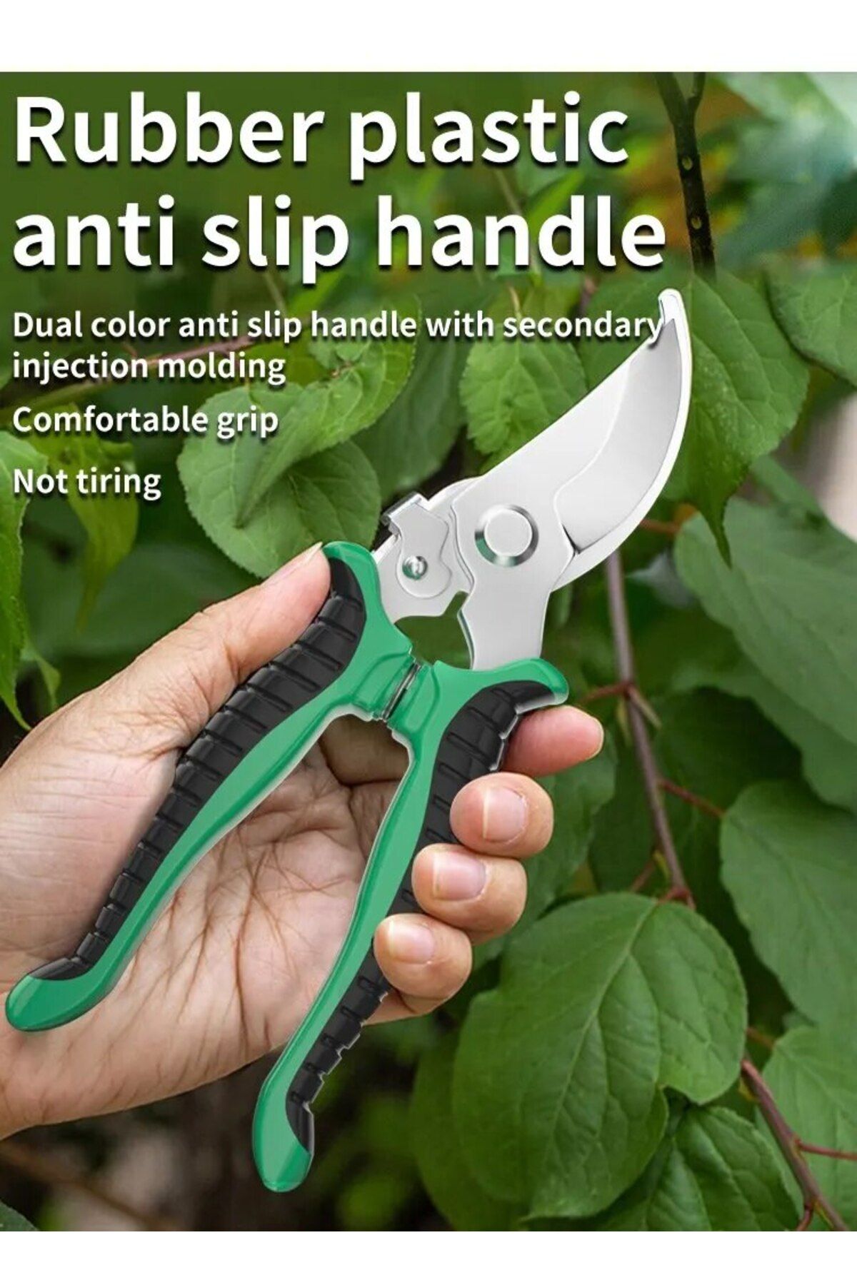 Choice-green Horticultural Scissors Bird Beak Shape Branch Pruning Labor Saving Pruning Stainless Steel Pic 4