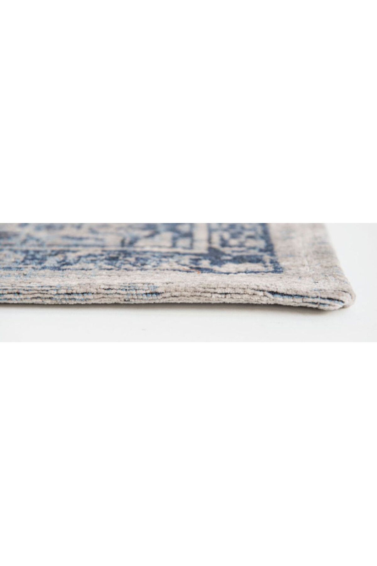 Homelux-Rectangular Rug, Cotton, 170X240, Blue, Cream 3