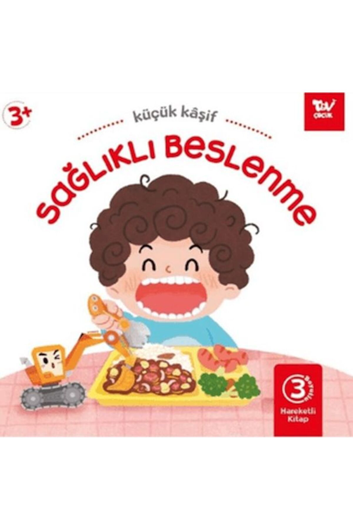 Destek Yayınları Hareketli Kitap 3d Küçük Kaşif Sağlıklı Beslenme