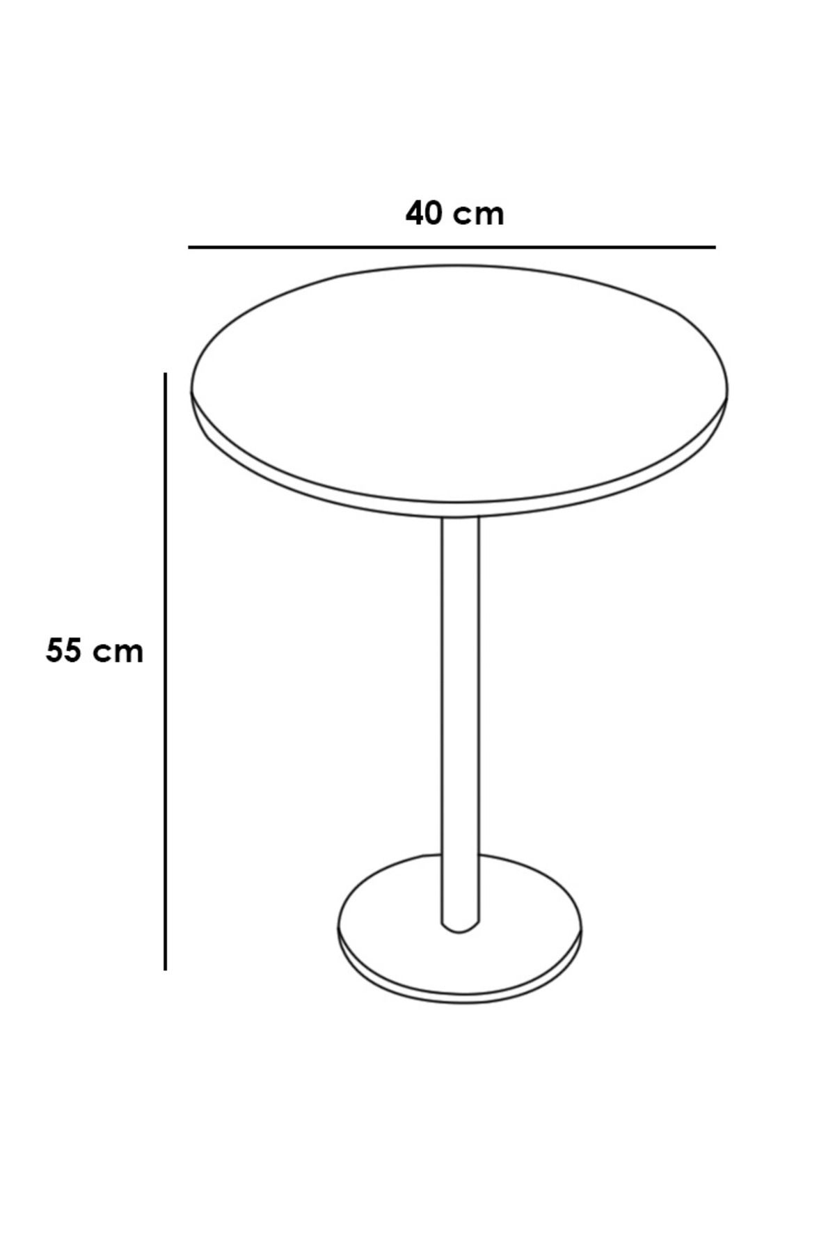 Generic-Modern Round Marble Wood Side Tables and Bedside Tables 2