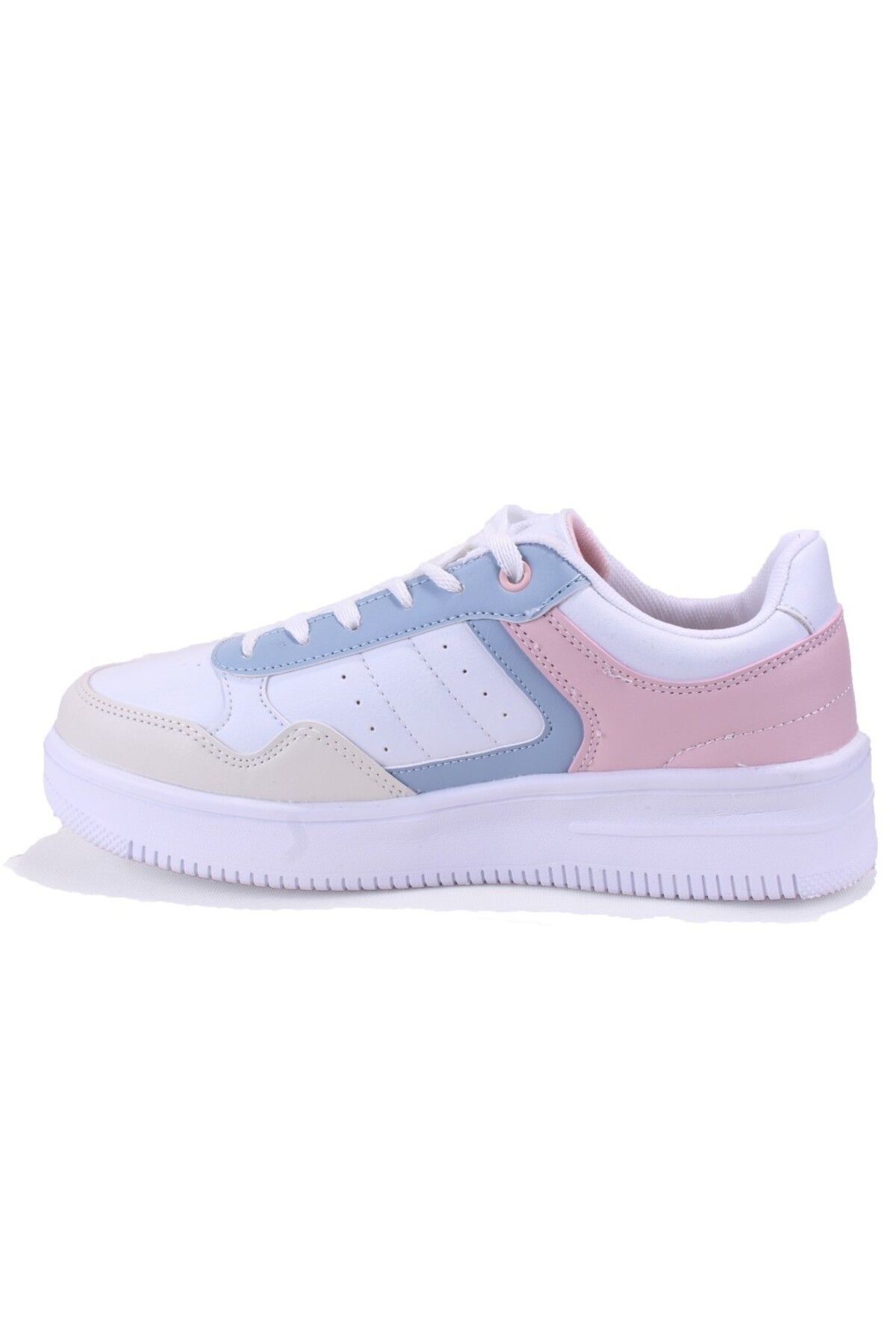 Kinetix-Lowner Pu White Orthopedic Casual Women's Sneakers 3