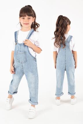 Trend Baby Kids Çocuk Kot Salopet Unisex