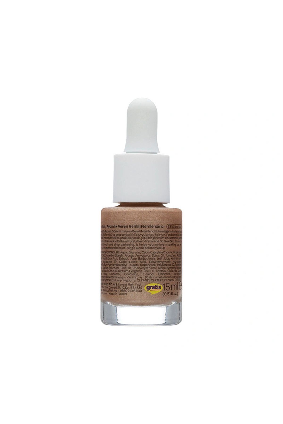 beaulis-Fun Glow and Go Tinted Moisturizing Makeup Base - 931 Gilded Glow 3