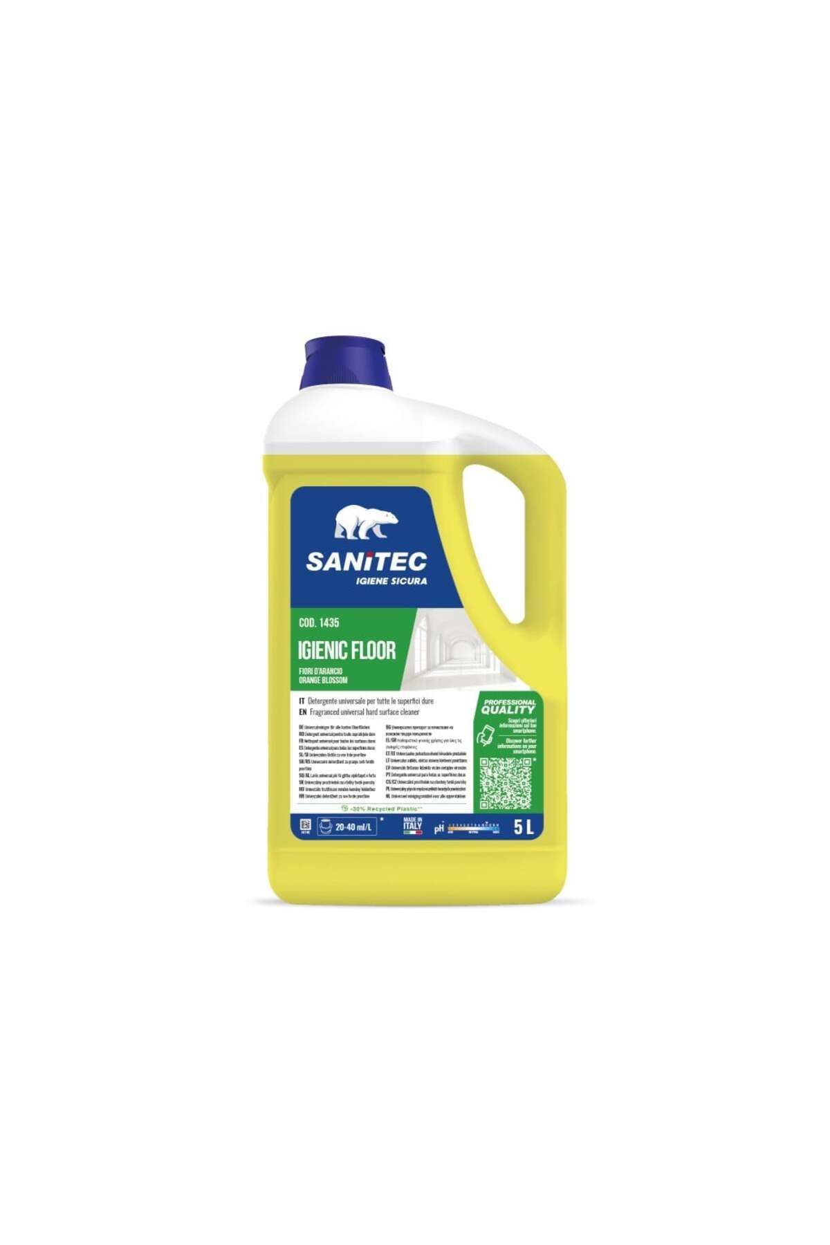 SANITEC Detergent Pardoseli, Portocala, 5000 Ml Igienic Floor, Sanitec - Mărime unică
