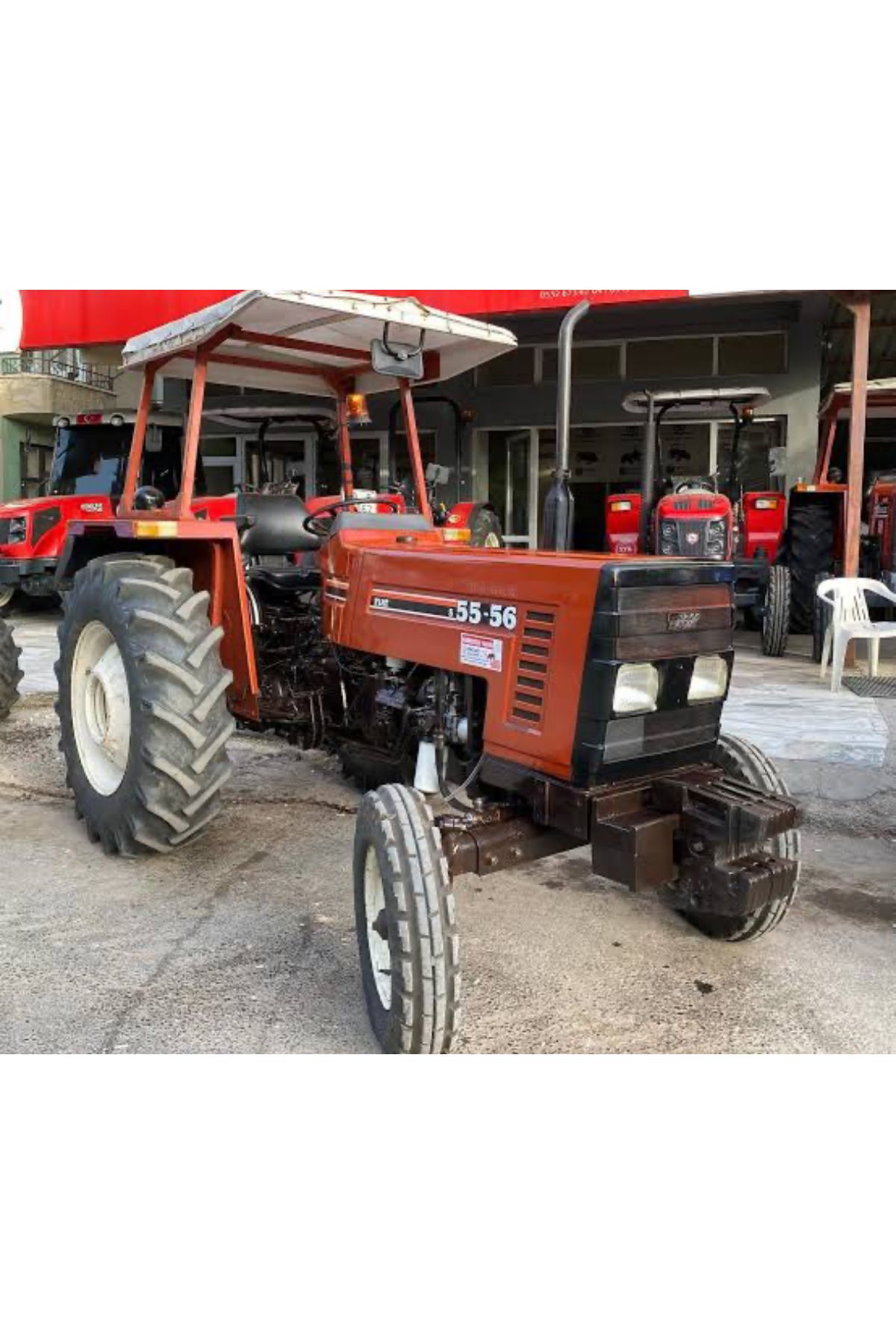 Tunca Fiat Traktör Ön panjur kara kafa Boş