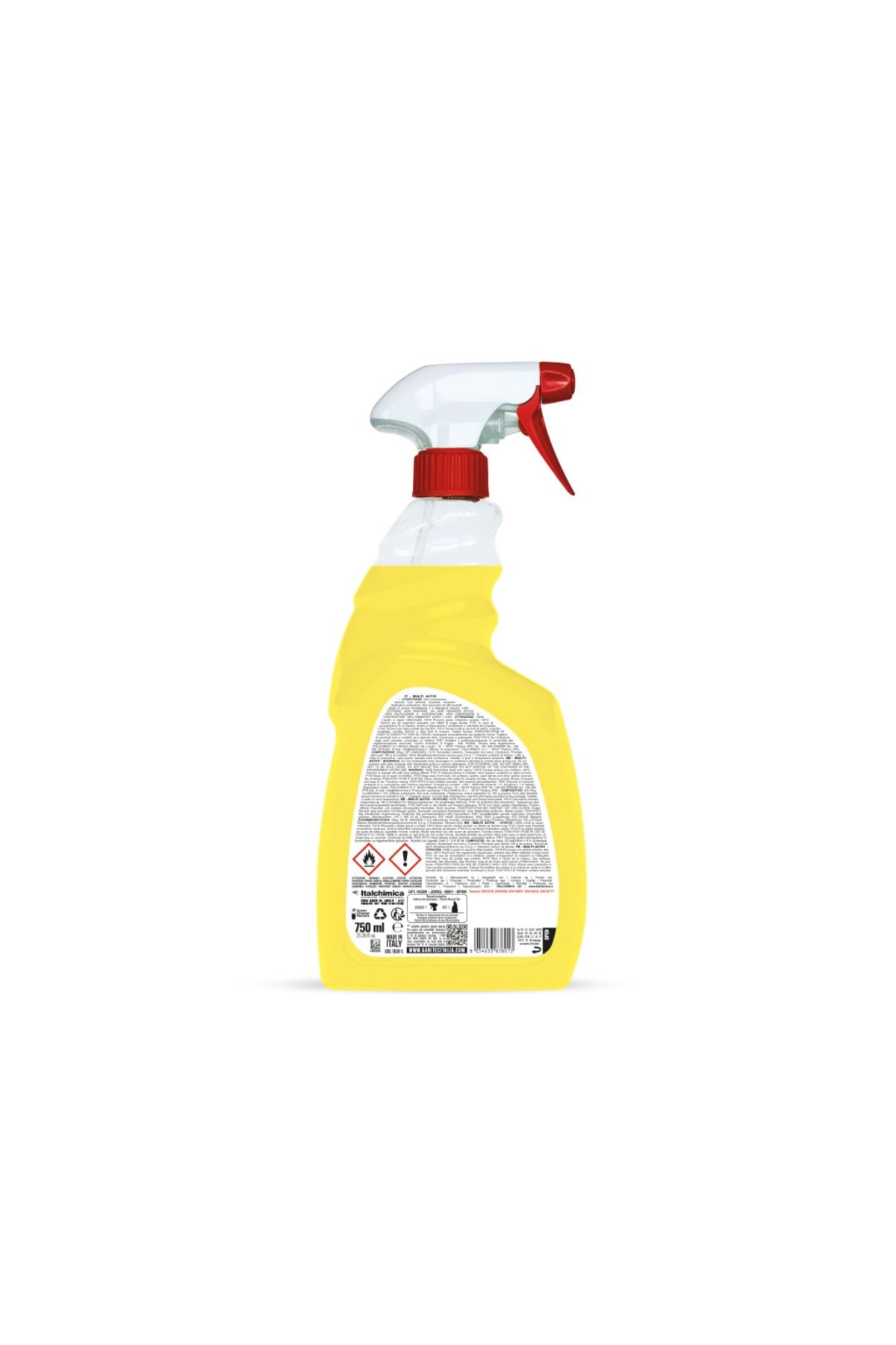 SANITEC-Surface Disinfectant, Lemon Scent, 750 Ml, Multi Active, 2