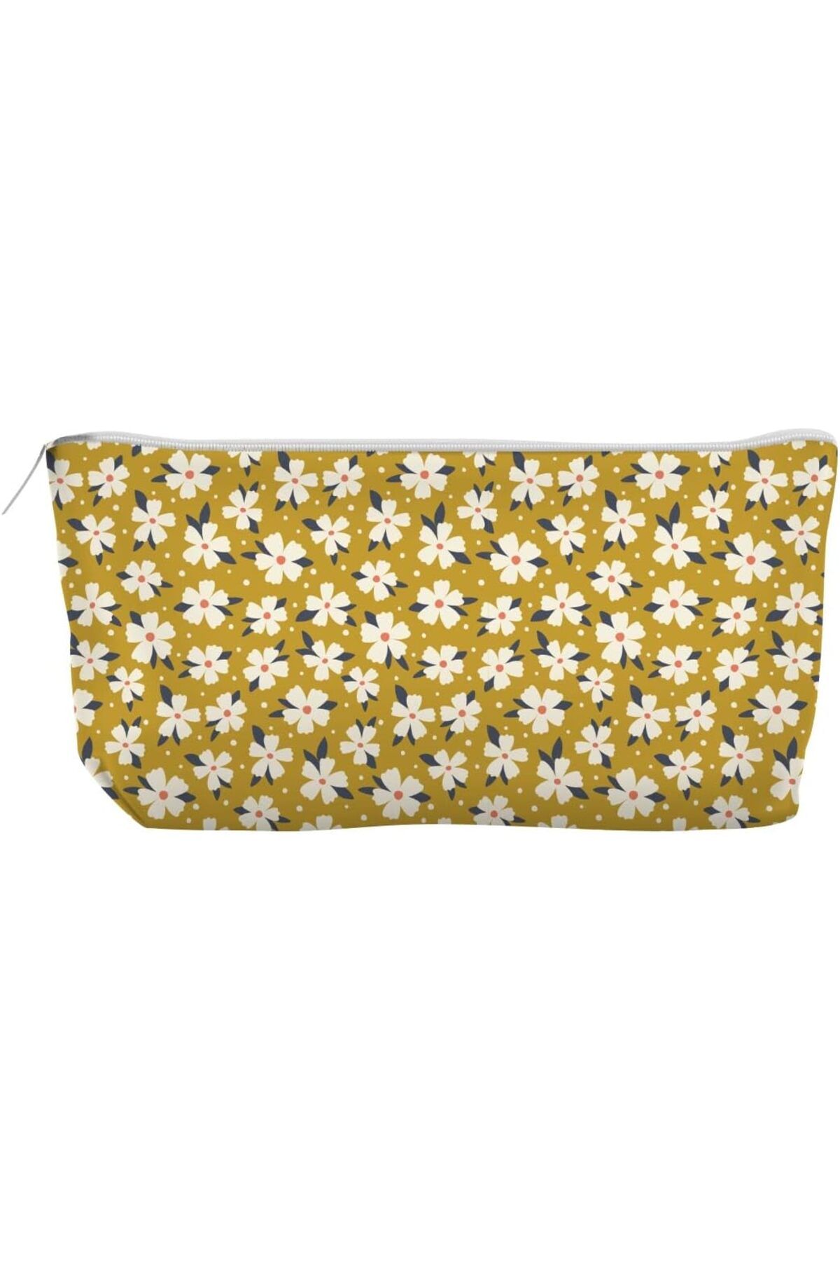 STOREMAX cmllashop Kanvas Bez Kalemlik, Kalem Kutusu, Cüzdan, körüklü, iç astarlı, 21x10x6cm (Hardal Pa