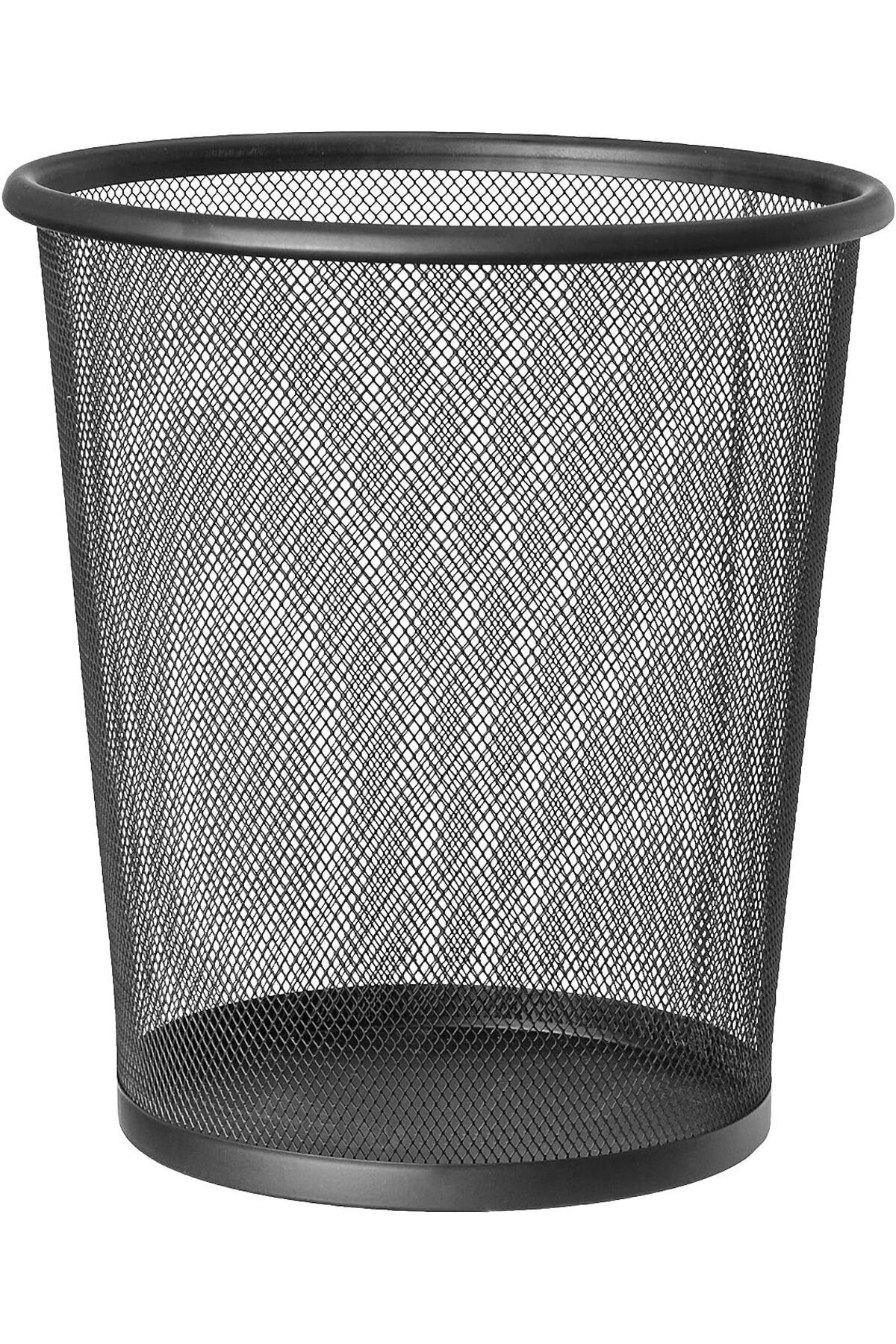 STOREMAX lbstorex moon Mesh | 699768 | Kağıt Sepeti File Çöp Kovası Siyah Ofis | Çelik, Siyah | 12 L Ka
