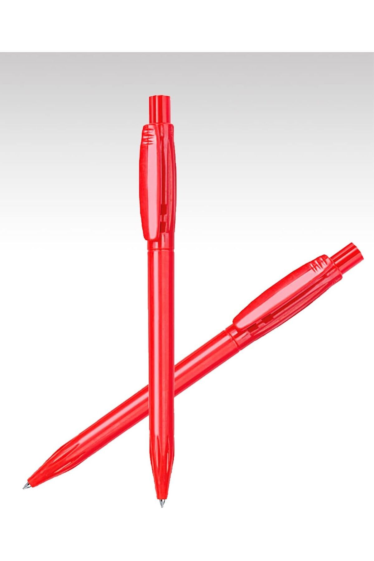 STOREMAX srhtDS Tükenmez Kalem Klipsli (Mavi Mürekkepli) - Kırmızı Desing 266450