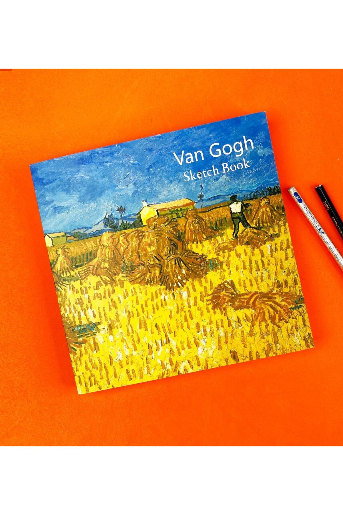 STOREMAX bystoreby Gogh Buğday Tarlasında Orakçı Tasarımlı Sketch Book NewDesing 646268