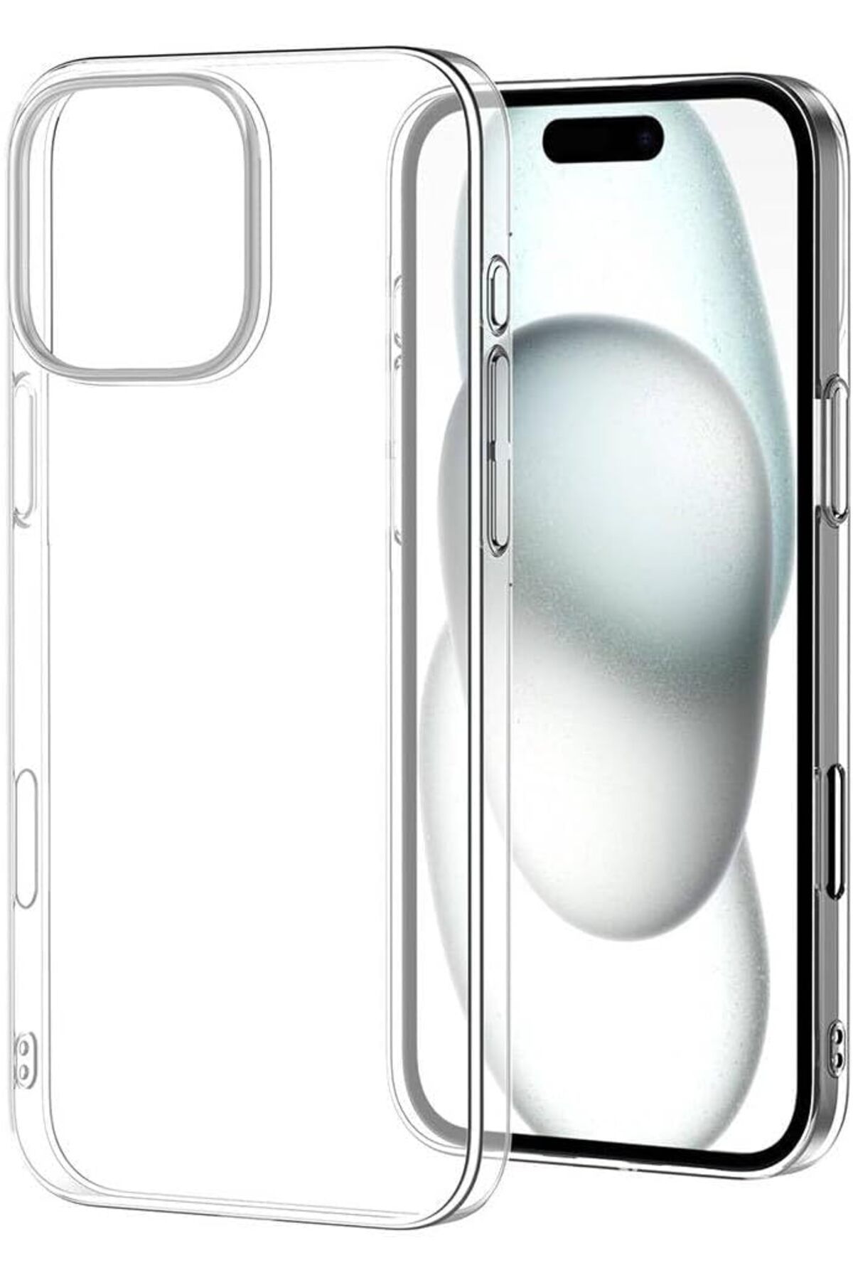 STOREMAX lbstorex İle Uyumlu iPhone 16 Pro Kılıf ZORE Droga Kapak Şeffaf Newdsng 1116818