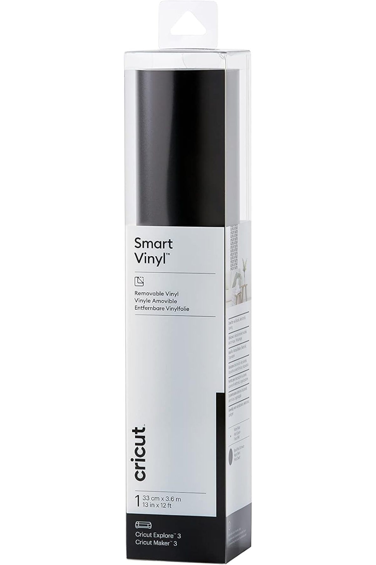 MCreative 2009051 SMART VİNİL GEÇİCİ 33X366CM 1 SAYFA SİYAH