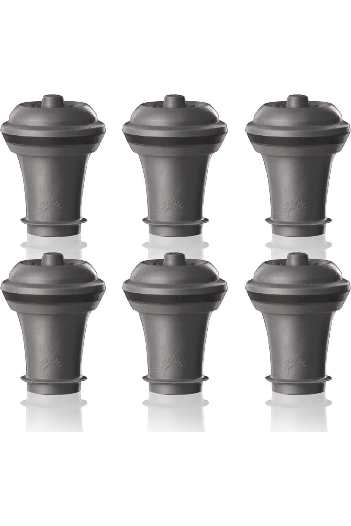 salesalbutik Vin 0086341 0886360 Şarap Pompaları için Tapa, 6'lı Blister, Gri, 6’lı set