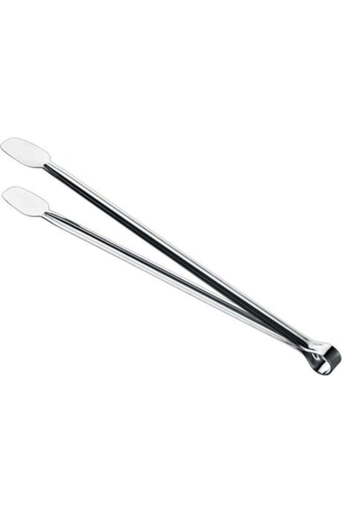 STOREMAX buystoremx Klasik Metal Mangal Maşası 32 Cm Uzun Boy Çelik Yemek Barbekü Izgara Kömür Köz (32