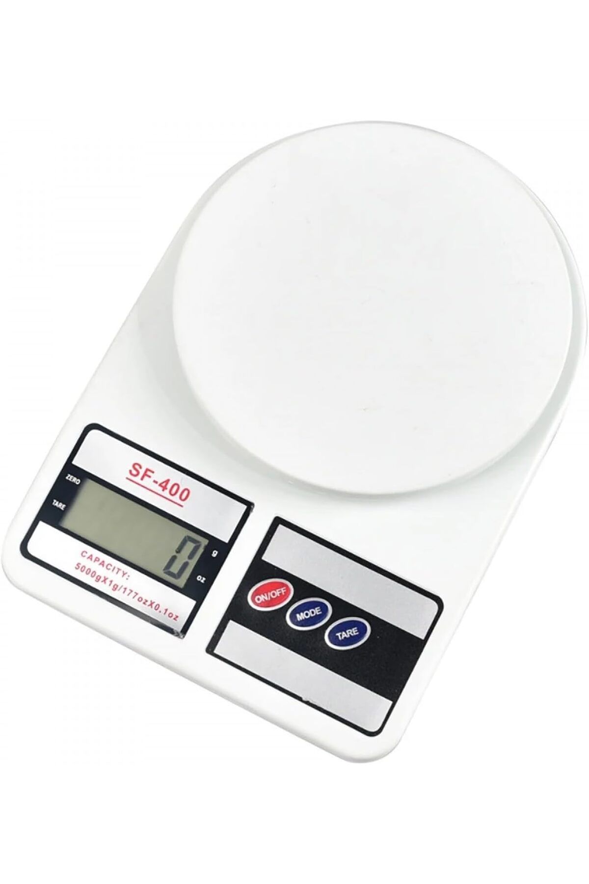 MCreative SF 400 Dijital Mutfak Terazisi (7KG / 1GR) Hassas Tartı Kilo Ölçer