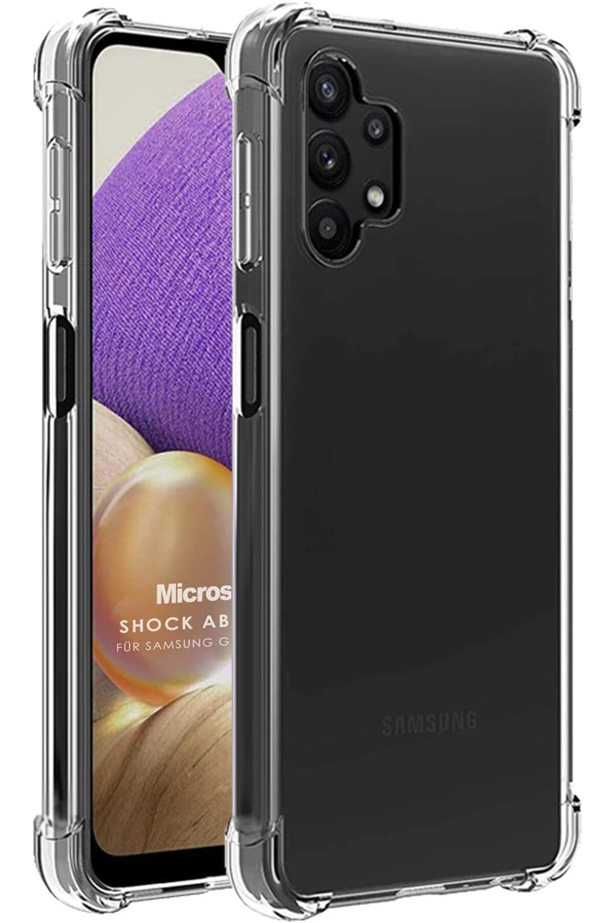 STOREMAX lbstorex Galaxy A32 4G için Kılıf Shock Absorbing Şeffaf [Galaxy A32 4G ile Uyumlu Kılıf - Şe