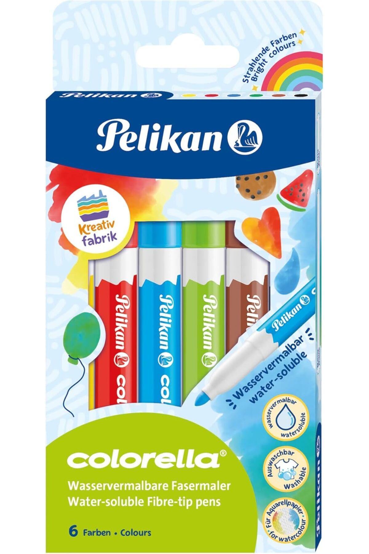 STOREMAX dlshop Colorella Suda Çözünür Keçeli Kalem 6lı Kutu star 990396