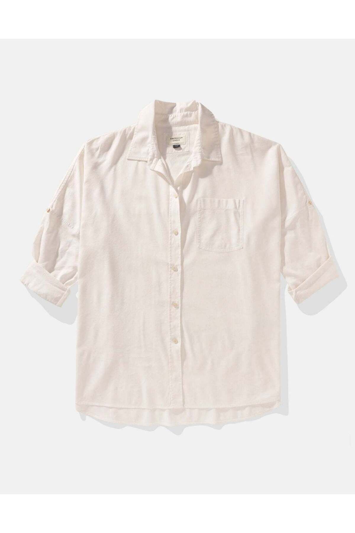 AMERICAN EAGLE-AE Go Big Oversized Shirt 3