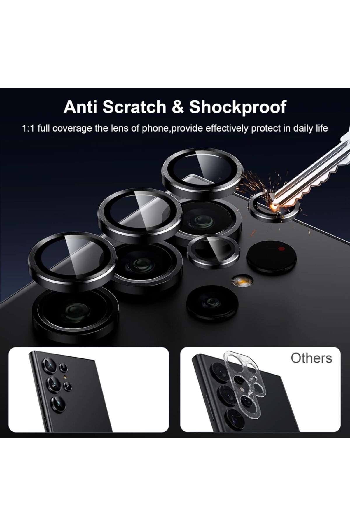 Choice-A55 Camera Lens Protector Protection For Samsung Galaxy A55 5g A35 A15 A25 S24 Ultra S23 Fe Plus Z F 5
