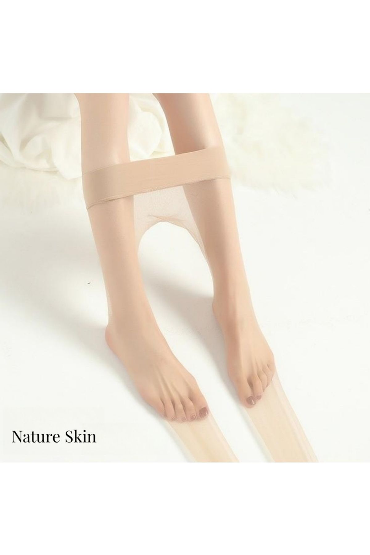 Choice-One Size(150-175CM) Nature Skin New 0d Women Sheer Tights Seamless Pantyhose Ultra-thin Nylon Tights 1