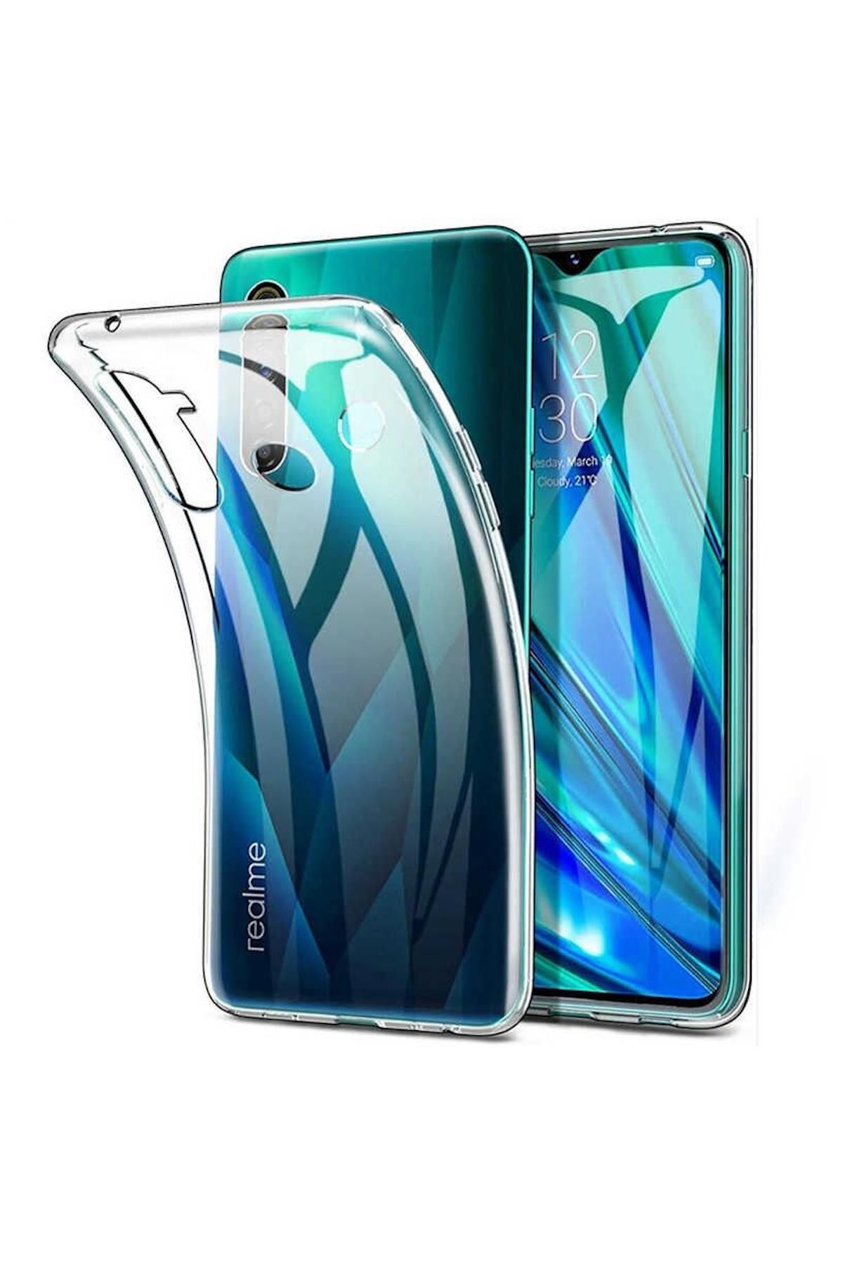 Pro Aksesuar Realme 6i Uyumlu Kılıf Soft Transparan Silikon Kılıf Şeffaf