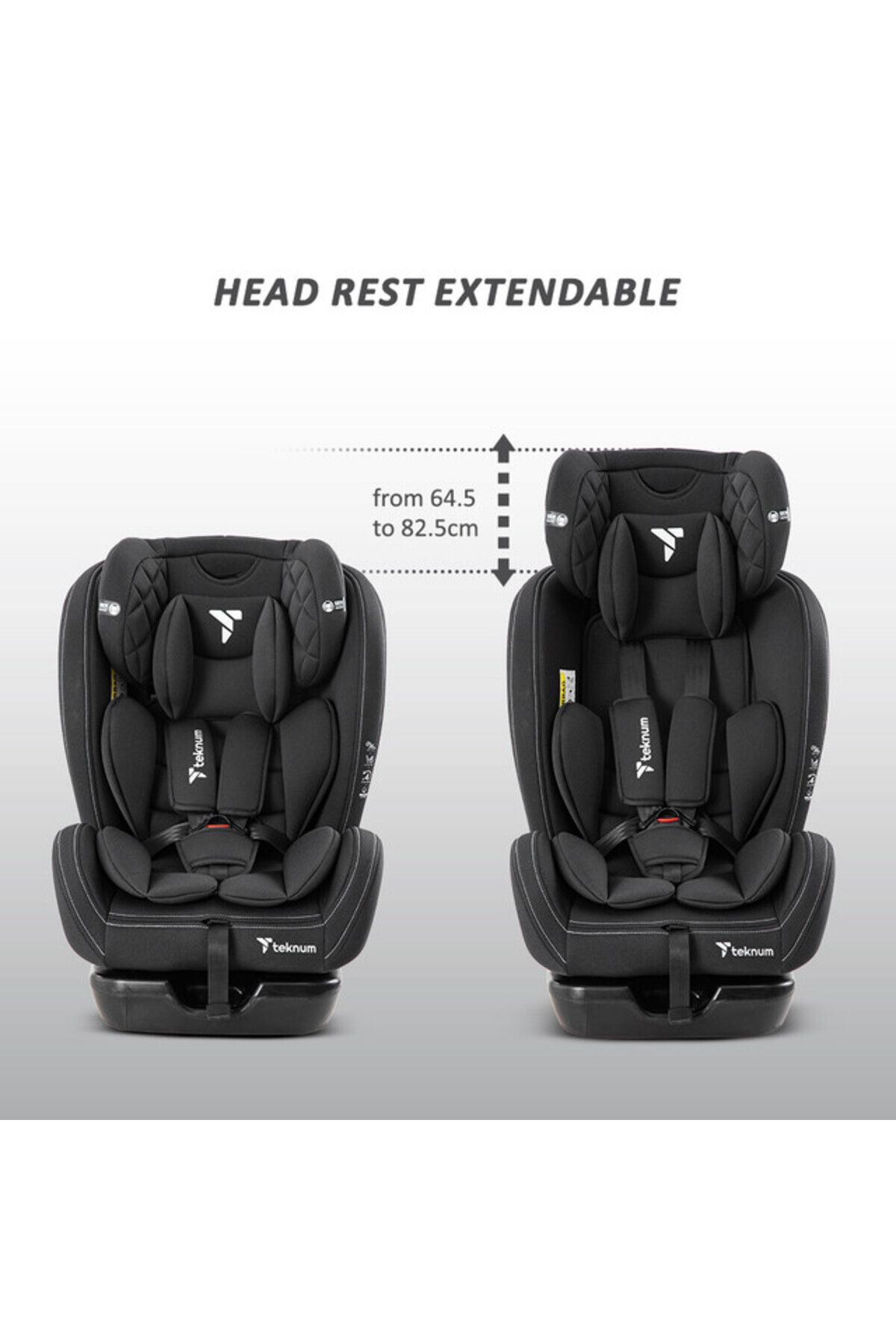 TEKNUM-Teknum Evolve 2 Car Seat 0-12yrs - Black 4