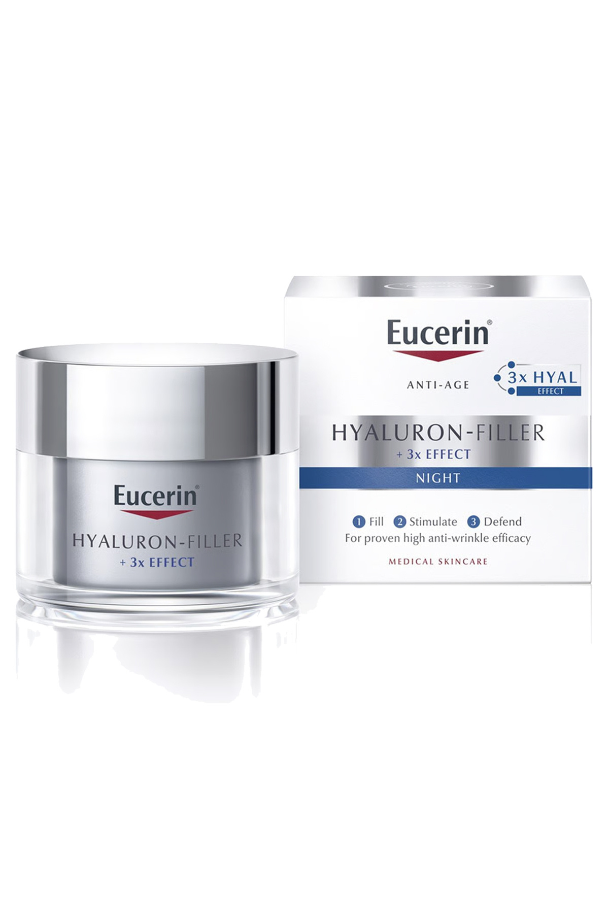 Eucerin Hyaluron-filler 3x Effect Gece Kremi 50ml