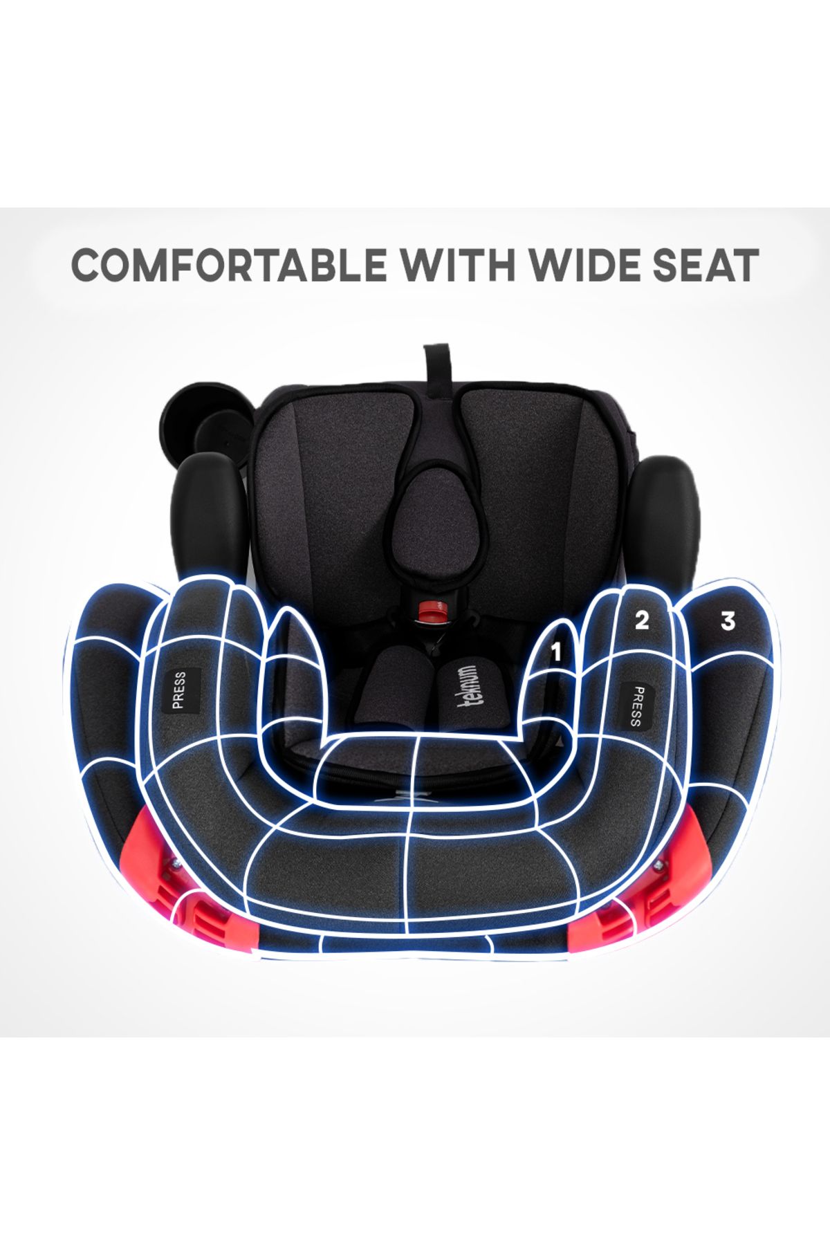 TEKNUM-Teknum Pack and Go Foldable Car Seat Black 6
