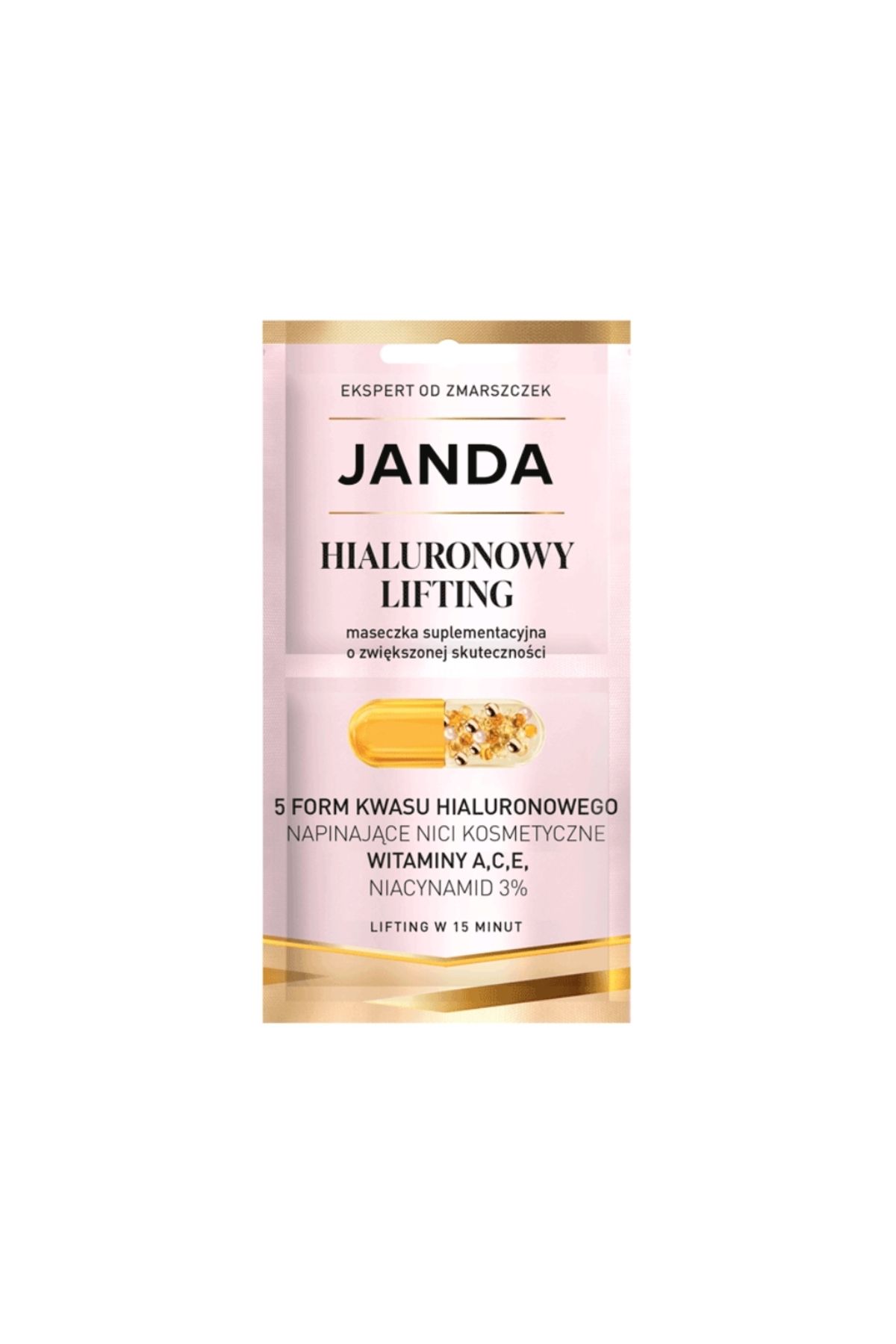 Others Janda Mască De Suplimentare Lifting Cu Acid Hialuronic, 2x4 Ml - One Size