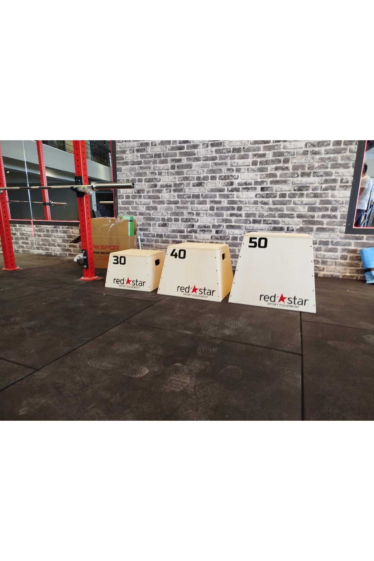 CRS-070 PLYOMETRİK AHŞAP SEHPA 3'LÜ SET