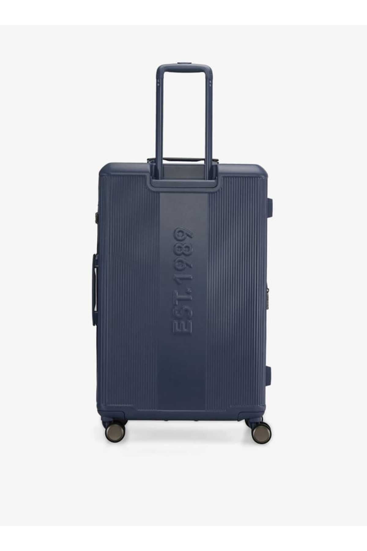 Dkny-Ribbed Hardcase Trolley Bag With Retractable Handle 28''-l - Check-in 4