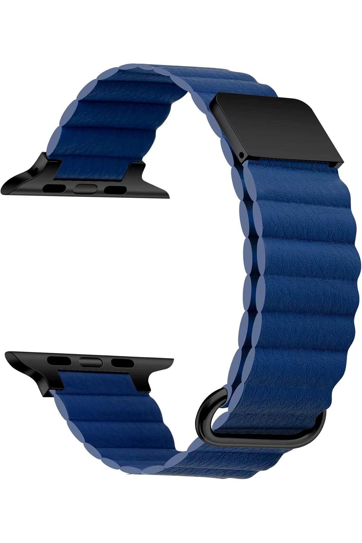 STOREMAX htpshopmx İle Uyumlu Watch 38mm/40mm KRD-78 PU Deri Kordon Strap Kayış Lacivert str http