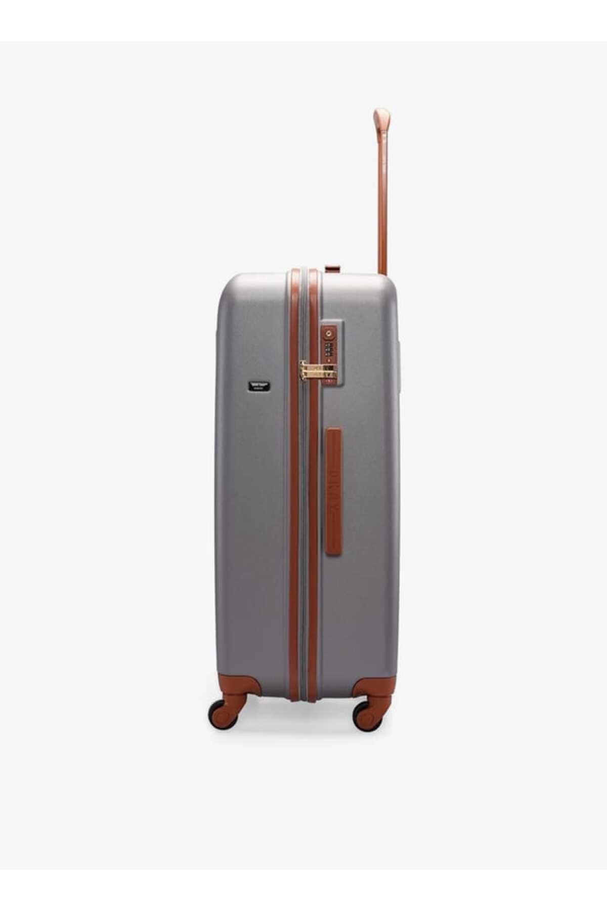 Dkny-Logo Detail Hardcase Trolley Bag With Retractable Handle 28''-l - Check-in 3
