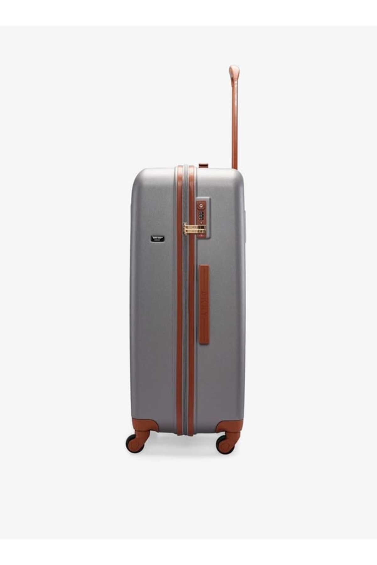 Dkny-Solid Hardcase Trolley Bag With Retractable Handle 24''-m - Check-in 3