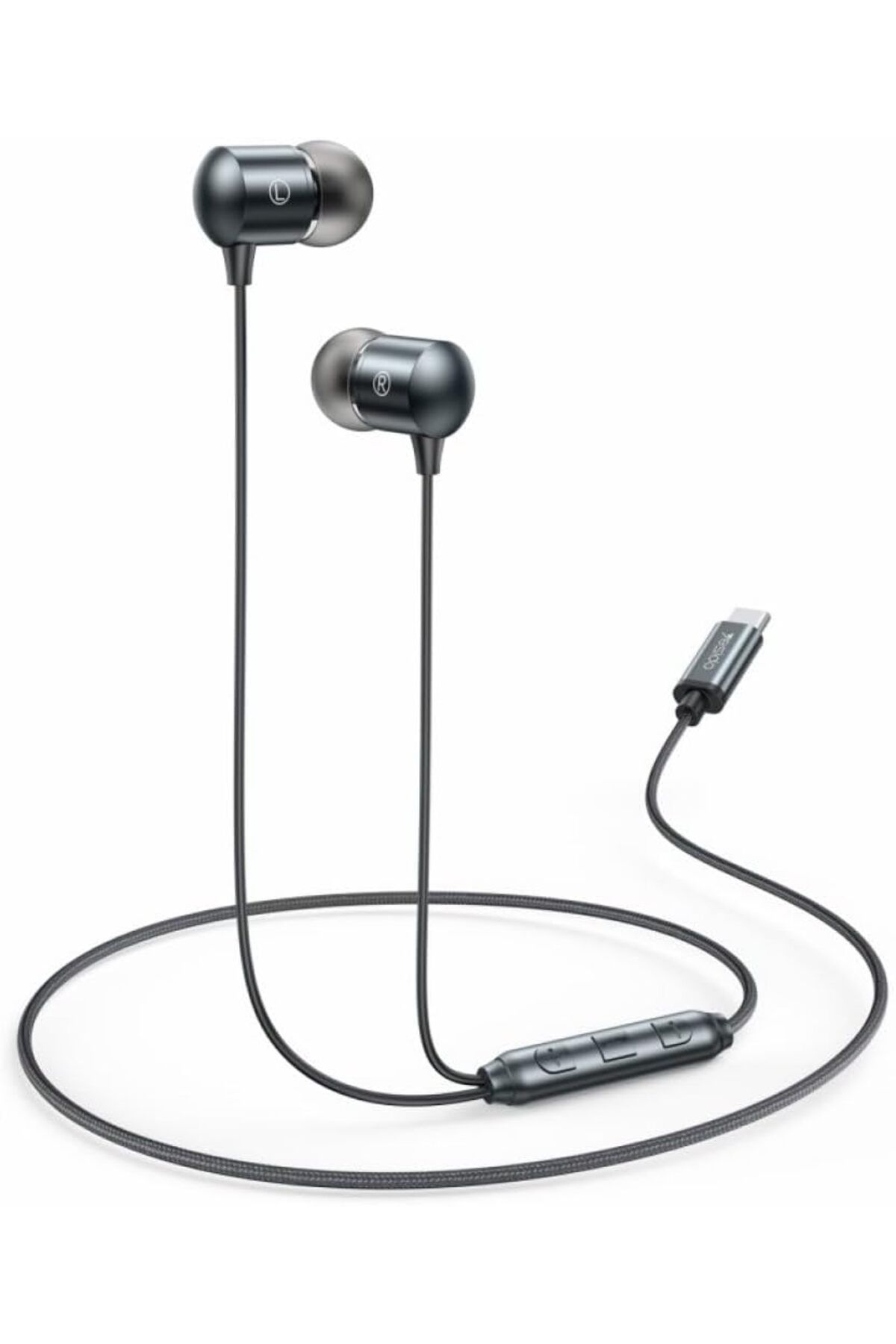 STOREMAX lvnmblya Yüksek Baslı Alüminyum alaşımlı Type-C Kablolu Kulaklık 1,2 metre (Mikrofonlu) Shop