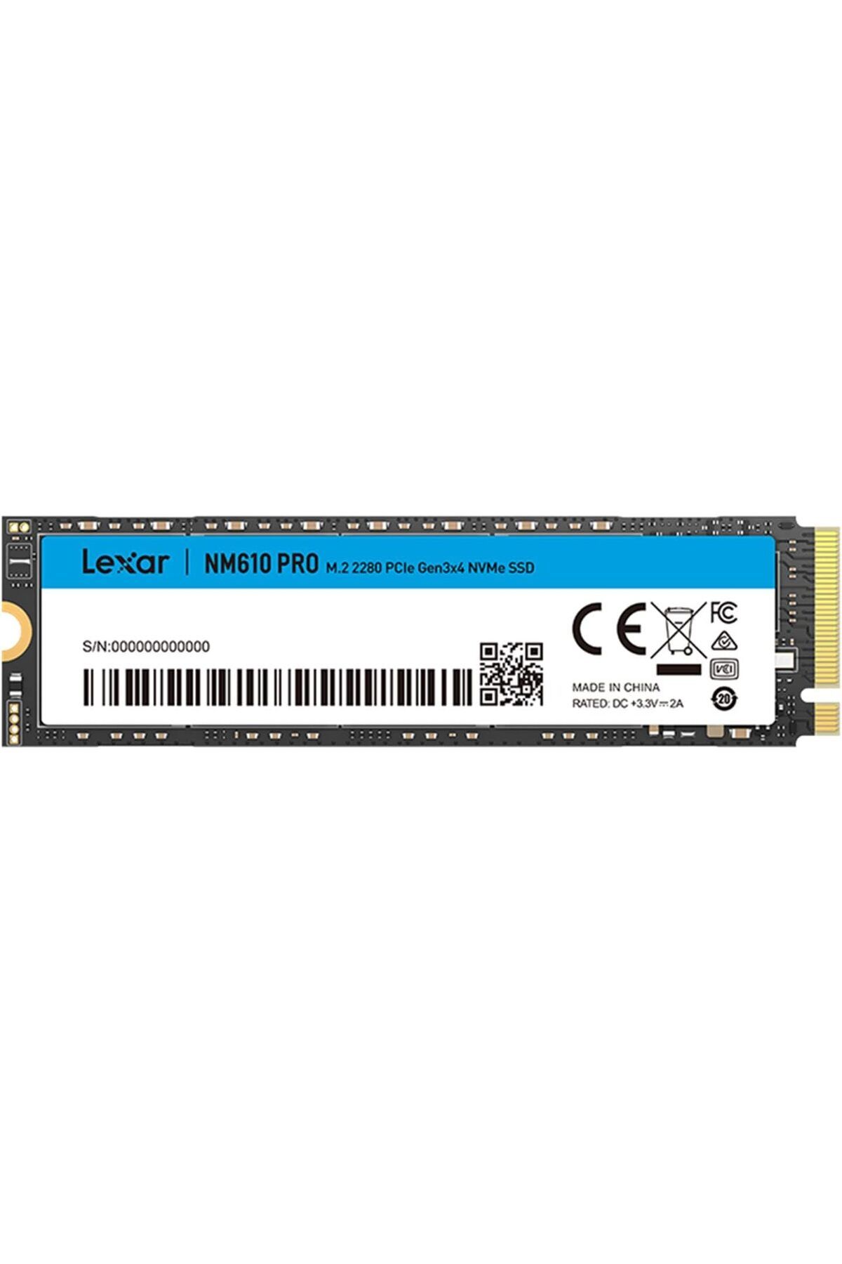 STOREMAX daliashops NM610PRO 1 TB SSD, M.2 2280 PCIe Gen3x4 NVMe 1.4 Dahili, 3300 MB/sn'ye kadar Okuma, 2600