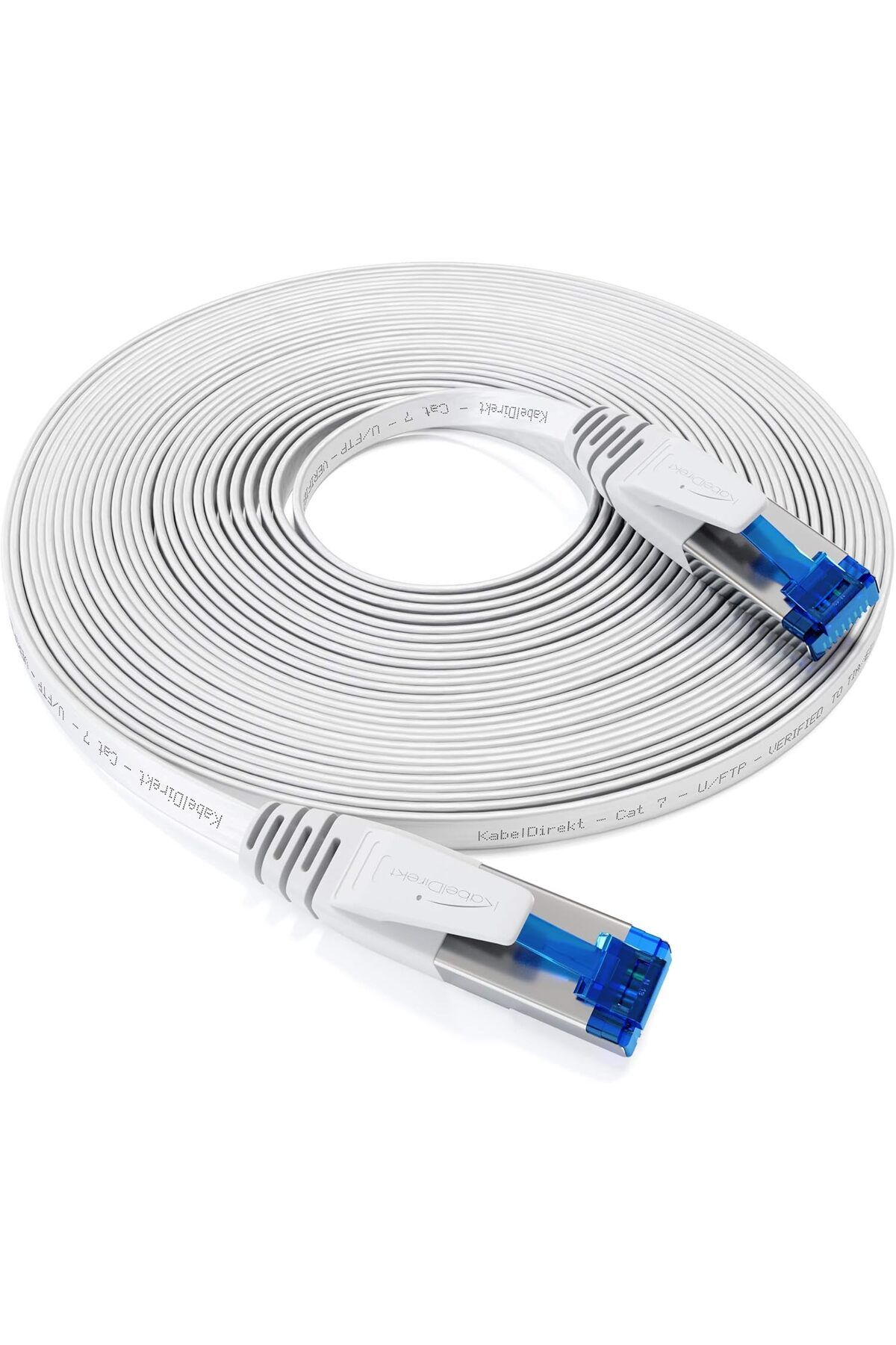 STOREMAX lbstorex – LAN kablosu düz, kırılmaz yapı – 2m (CAT7 kablo, 10 Gbit/s, özellikle esnek ve k