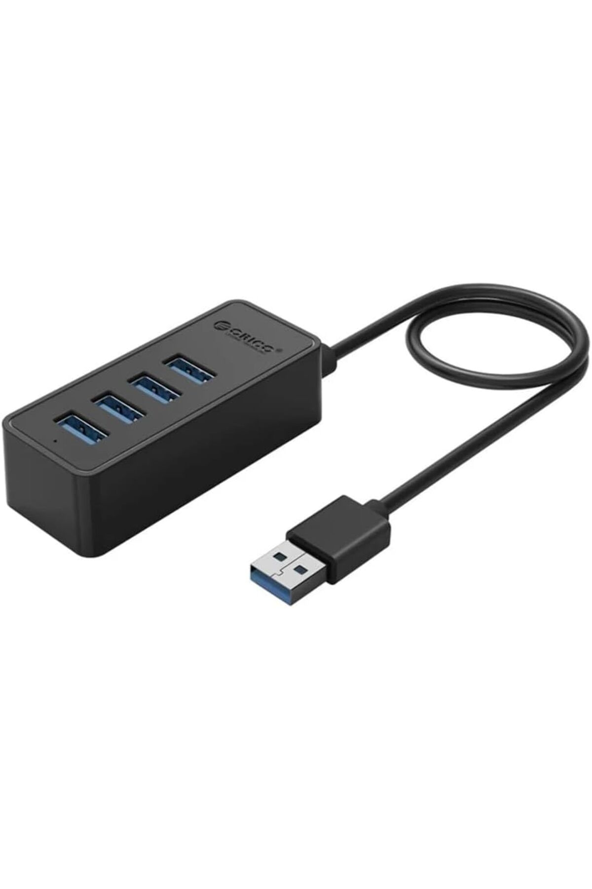 STOREMAX lbstorex 4 Portlu USB 3.0 Çoklayıcı HUB, Micro B Güç Portlu Çoklayıcı HUB, Siyah, 1m W5P-U3