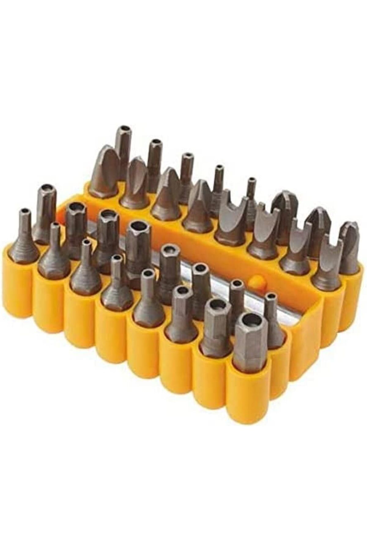 STOREMAX cmllashop W 2233, Bits Uç Seti, Gri/Turuncu, 33 Parça 542093
