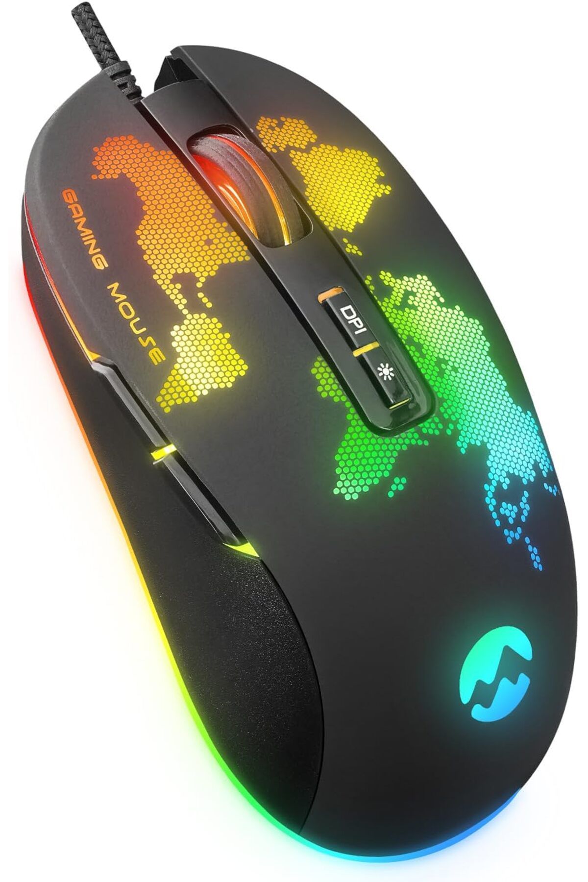 STOREMAX nffashopm Oyuncu Gaming Mouse Jlin Gx69 4800 Dpı Makro Yazılımlı Rgb Drag Click storestarx 10513
